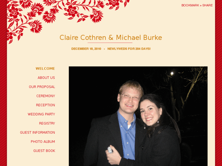 www.claireandmichaelwedding.com