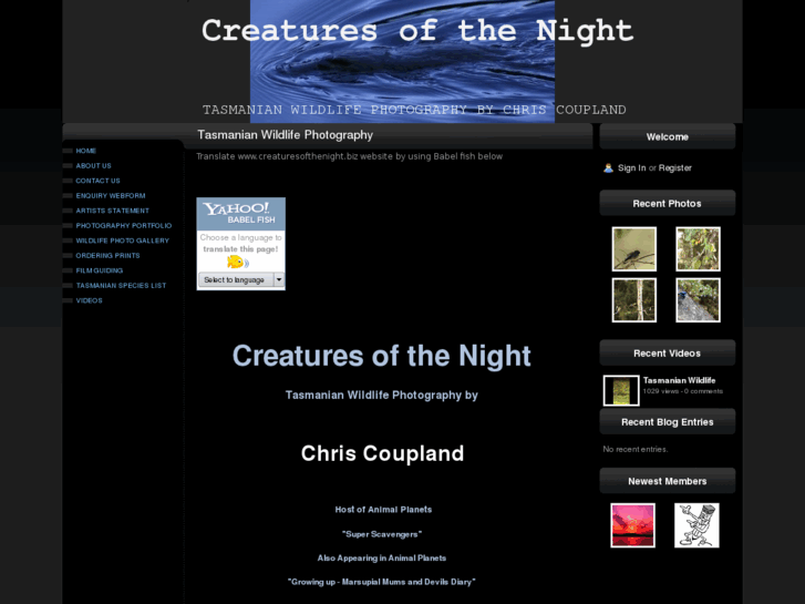 www.creaturesofthenight.biz