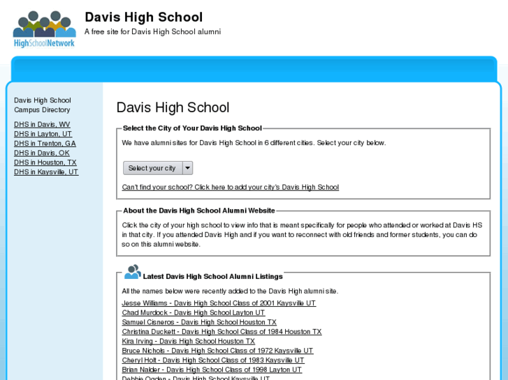 www.davishighschool.org