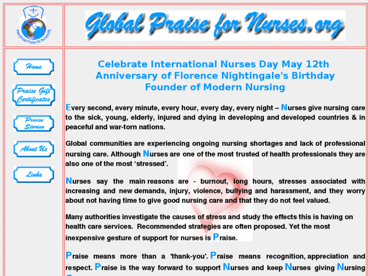 www.globalpraisefornurses.org