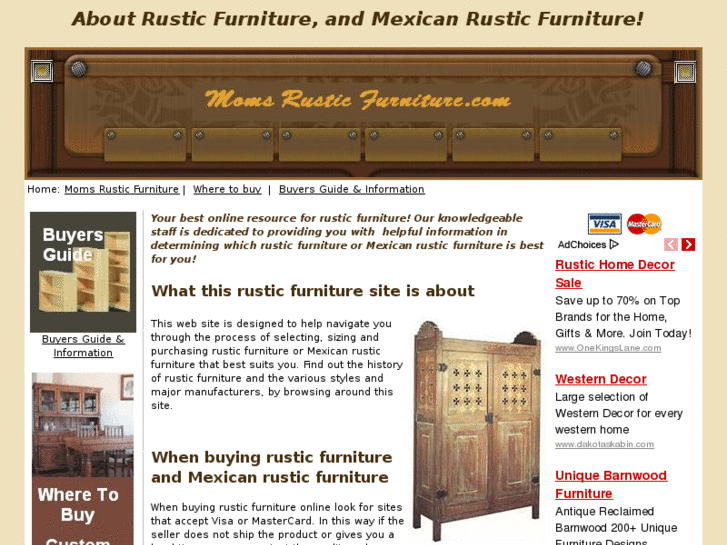 www.momsrusticfurniture.com