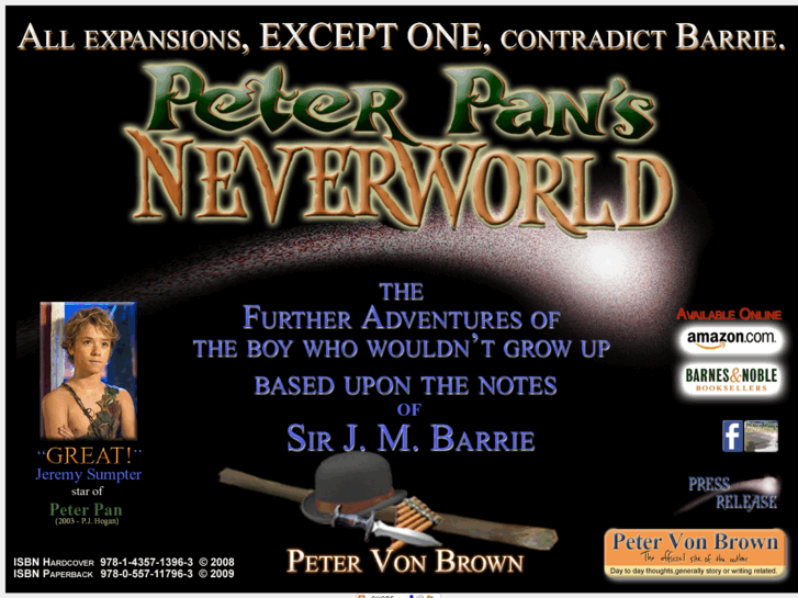 www.peterpanneverworld.com