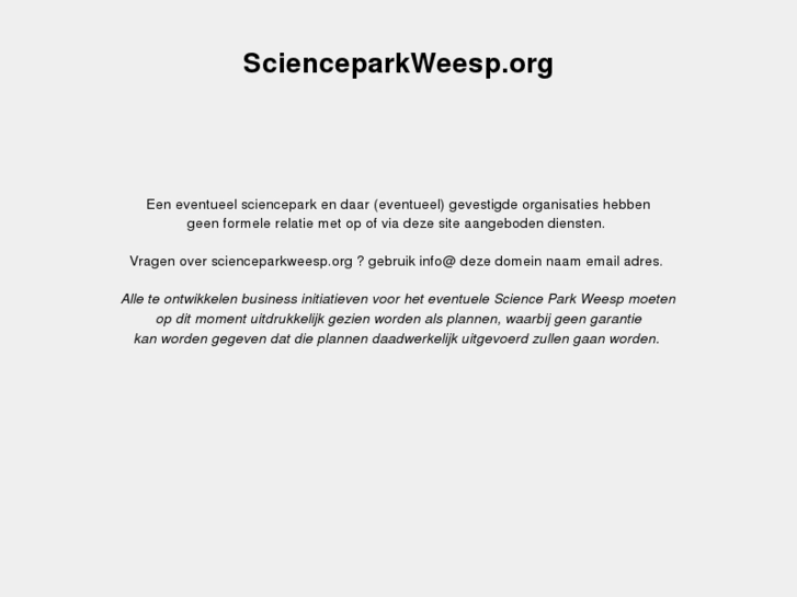 www.scienceparkweesp.org