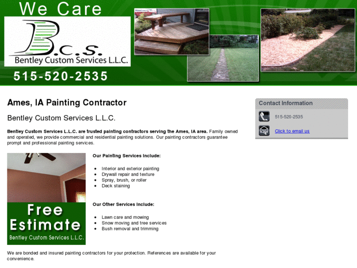 www.bentleypaintinglawncare.com