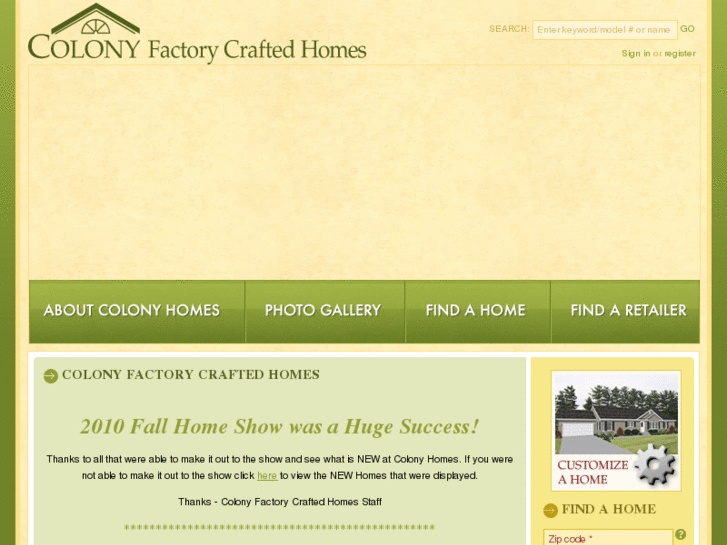 www.colony-homes.com