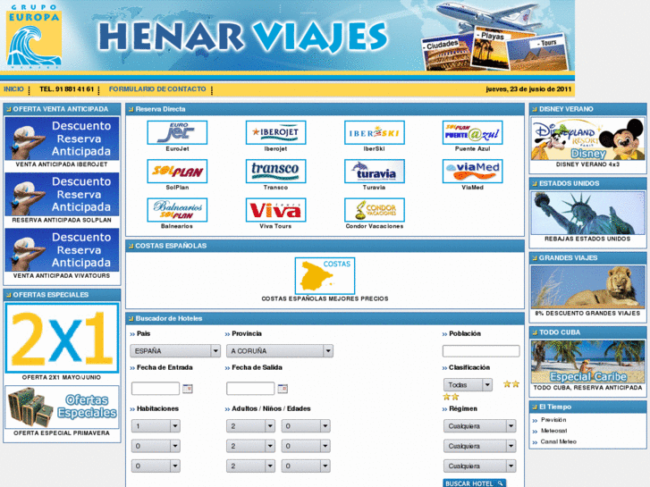 www.henarviajes.com