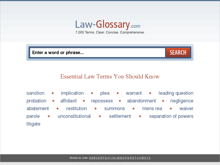 www.law-glossary.com