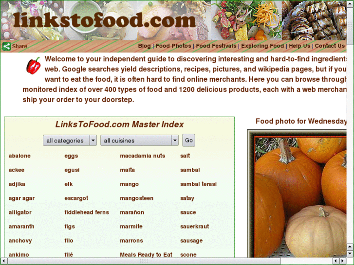 www.linkstofood.com