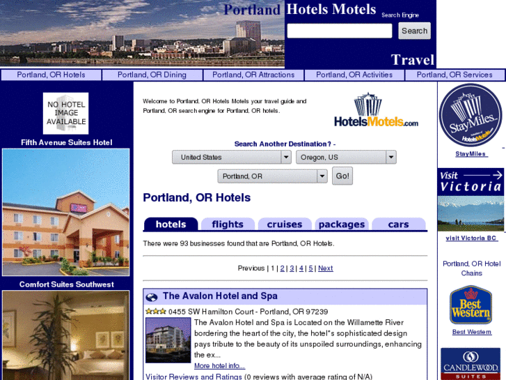 www.portlandhotelsmotels.com