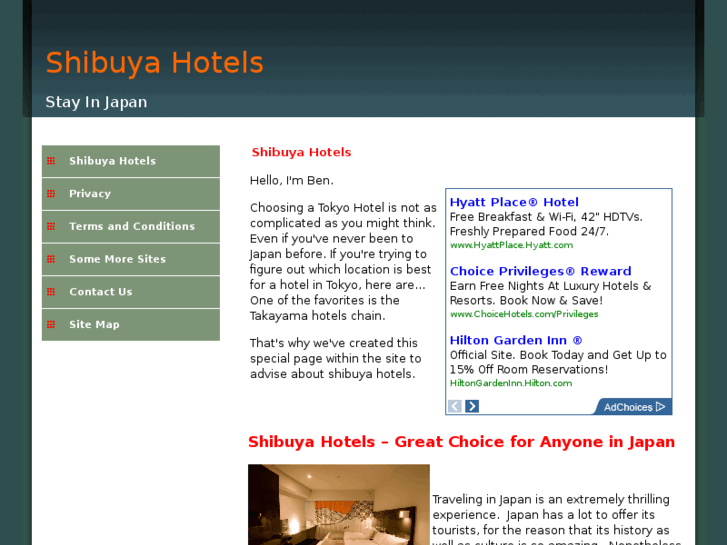 www.shibuyahotels.info