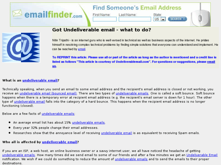 www.undeliverablemail.com