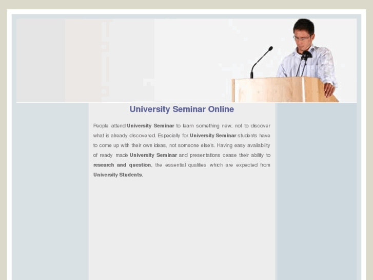 www.universityseminar.com