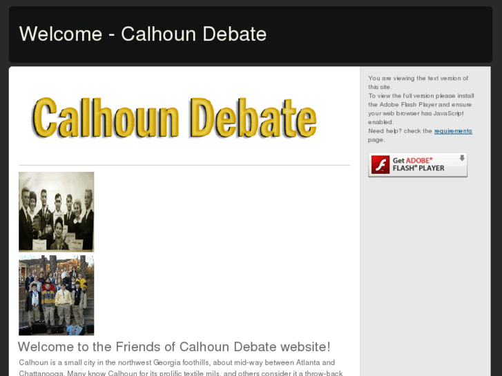 www.calhoundebate.com