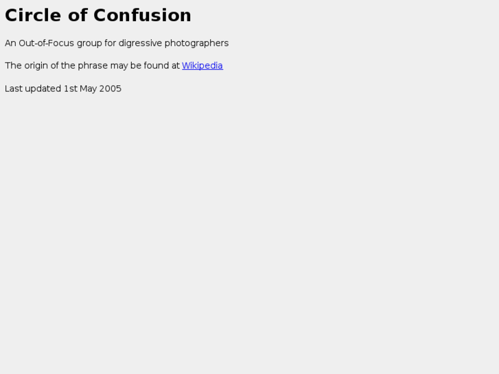www.circle-of-confusion.org
