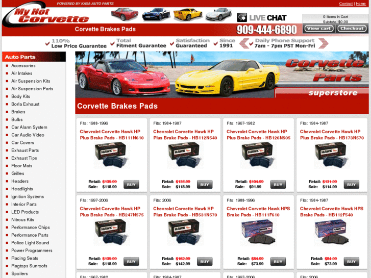 www.corvettebrakepads.com