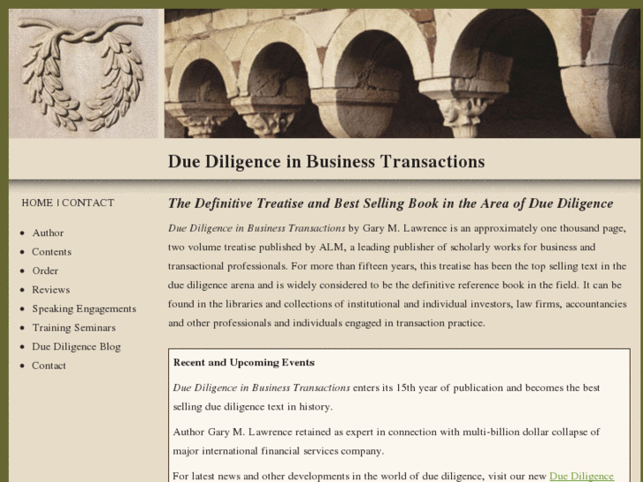 www.duediligenceinbusinesstransactions.com