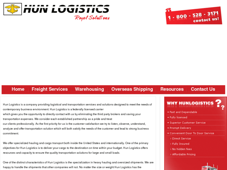 www.hunlogistics.com