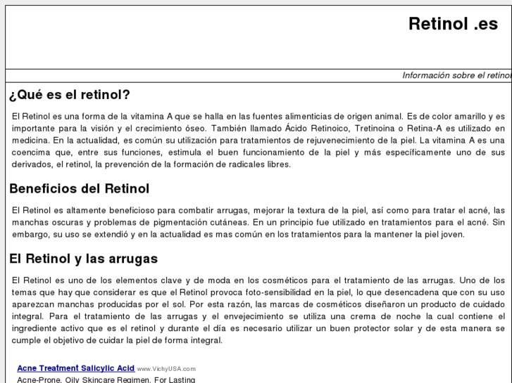 www.retinol.es