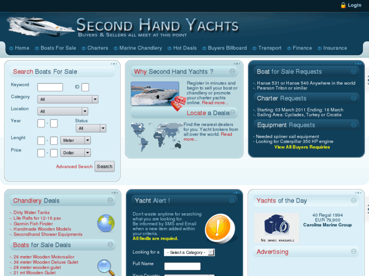 www.secondhandyachts.com