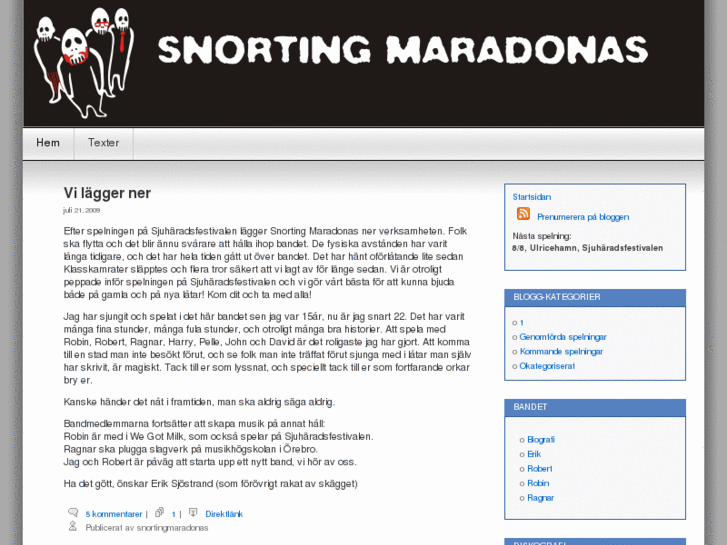 www.snortingmaradonas.se