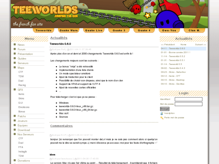 www.teeworlds.fr