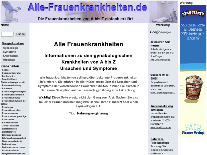 www.alle-frauenkrankheiten.de