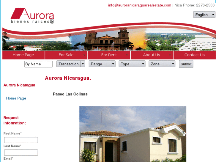 www.auroranicaraguarealestate.com