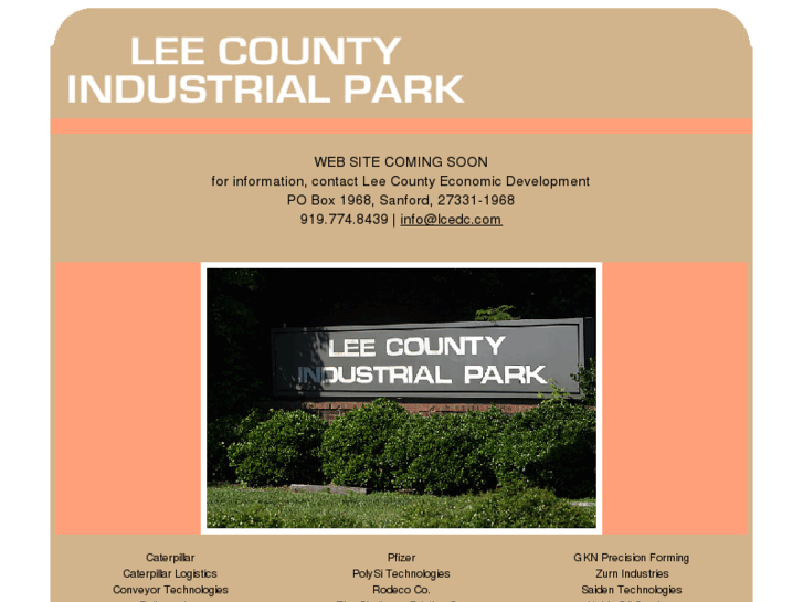 www.leecountyindustrialpark.com