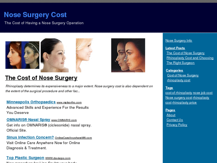 www.nosesurgerycost.org