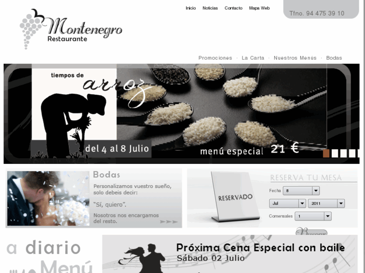 www.restaurantemontenegro.com