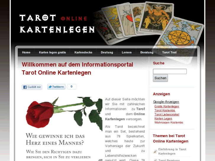 www.tarot-online-kartenlegen.de