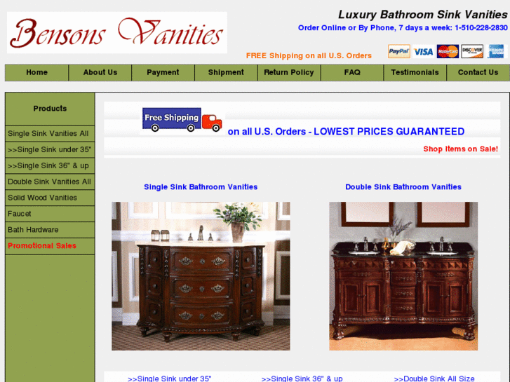 www.bensonsvanities.com