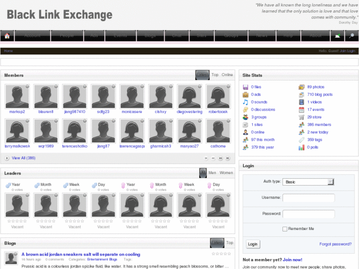 www.blacklinkexchange.net