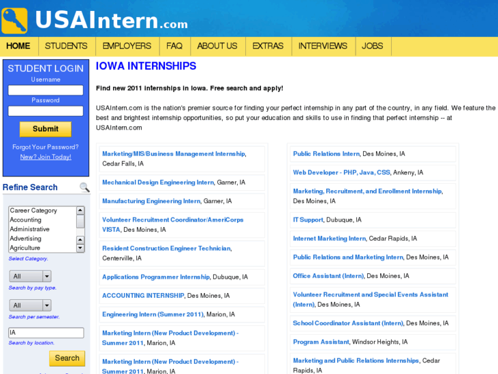 www.iowaintern.com