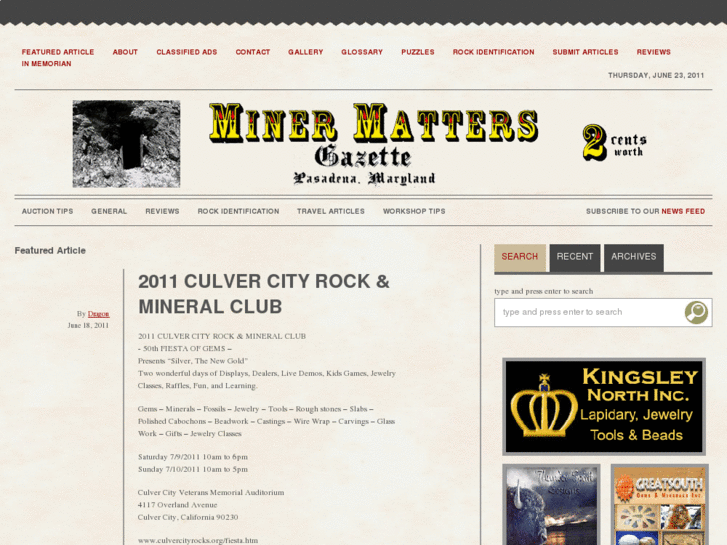 www.minermattersgazette.com