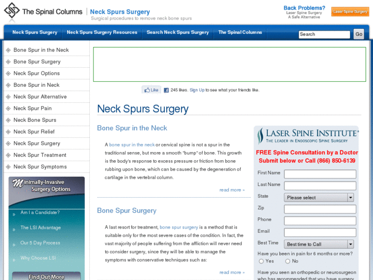 www.neckspurssurgery.com