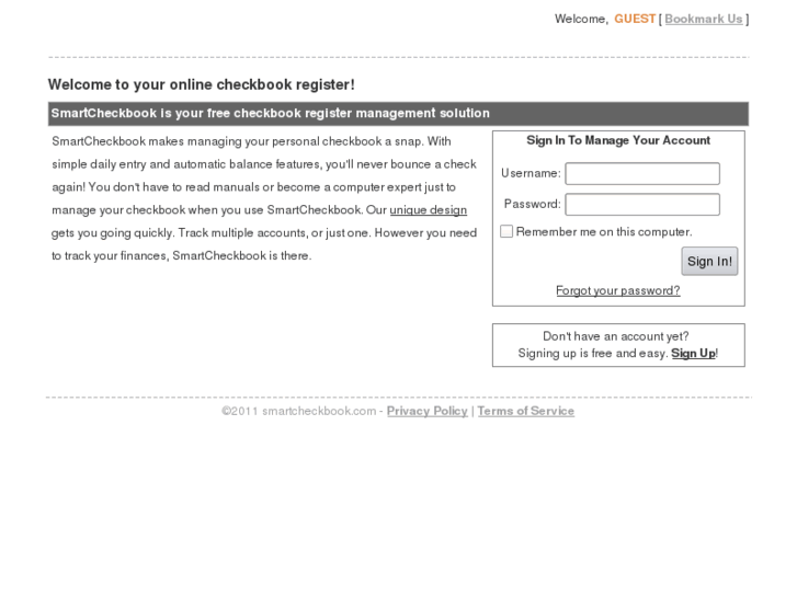 www.smartcheckbook.com