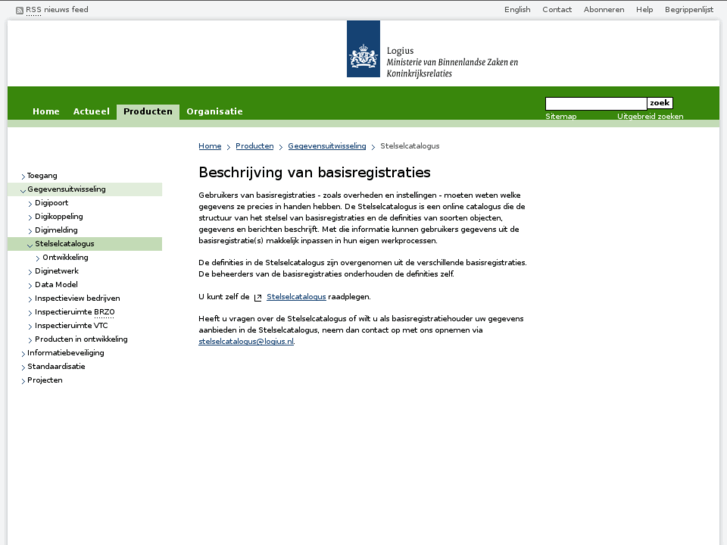 www.stelselcatalogus.nl