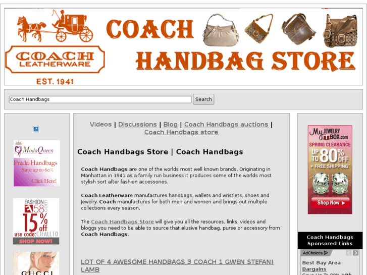 www.thecoachhandbagstore.com