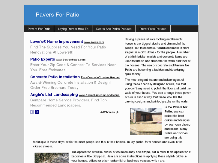 www.paversforpatio.info