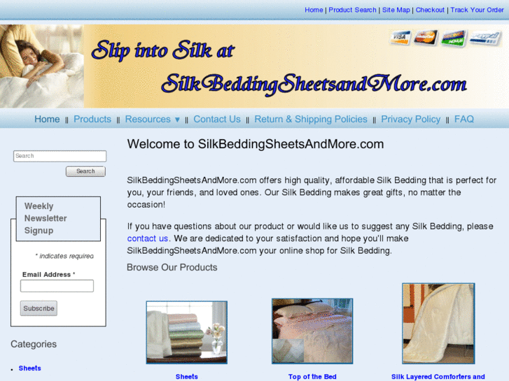 www.silkbeddingsheetsandmore.com