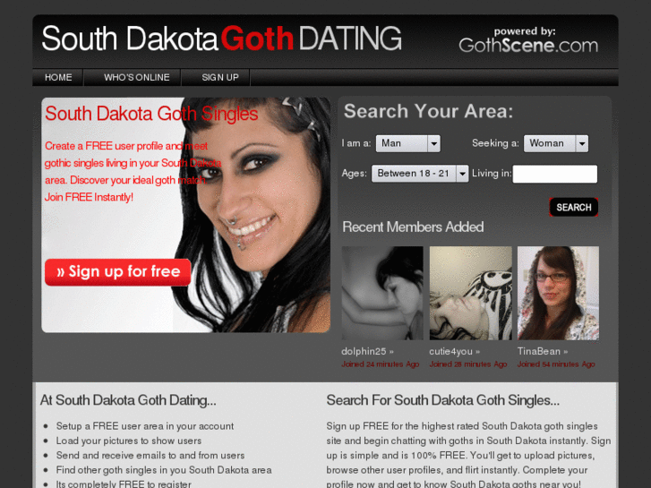 www.southdakotagothdating.com