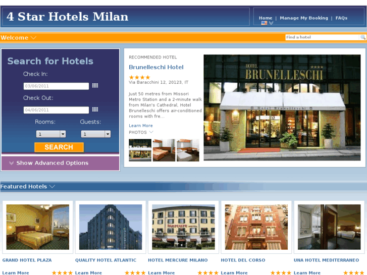 www.4starhotelsmilan.com