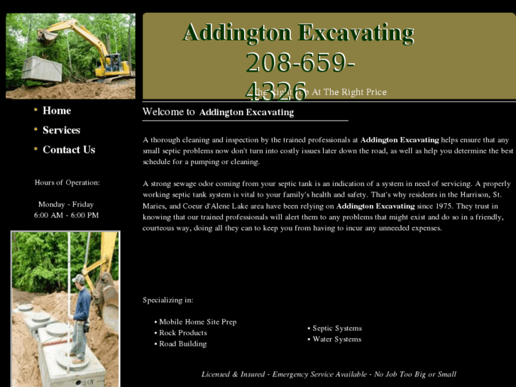 www.addingtonexcavating.com