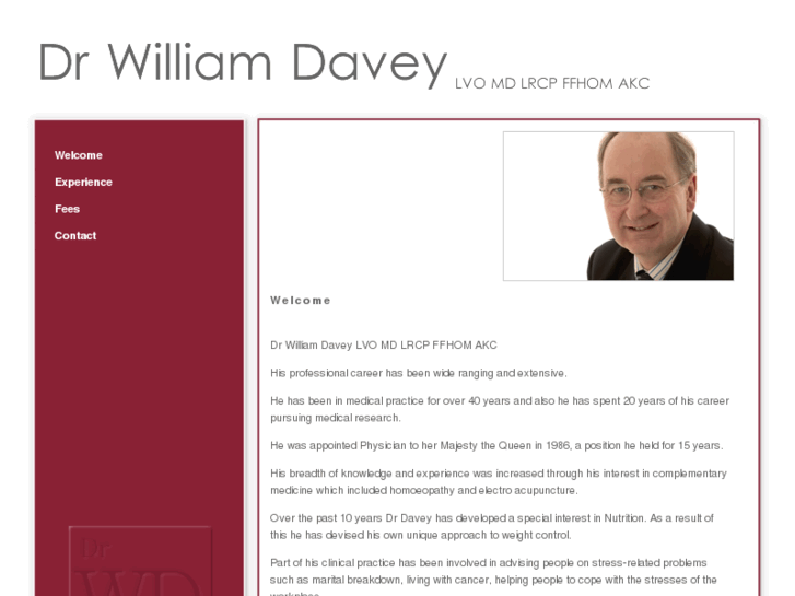 www.drwilliamdavey.com