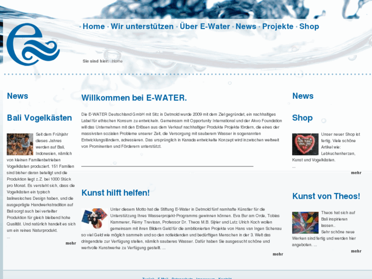 www.e-water-stiftung.org