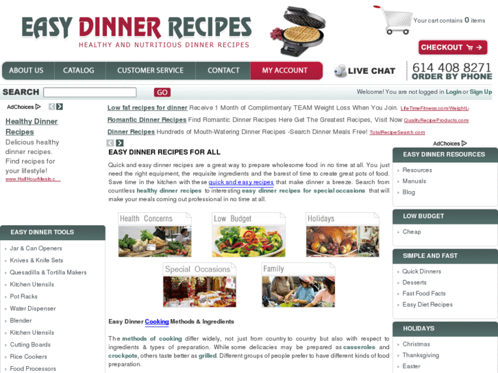 www.easydinnerrecipes.net