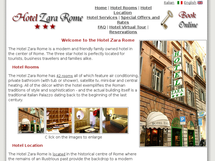 www.hotelzararome.com