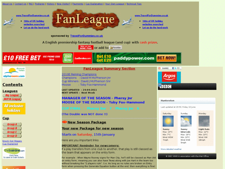 www.thefanleague.co.uk