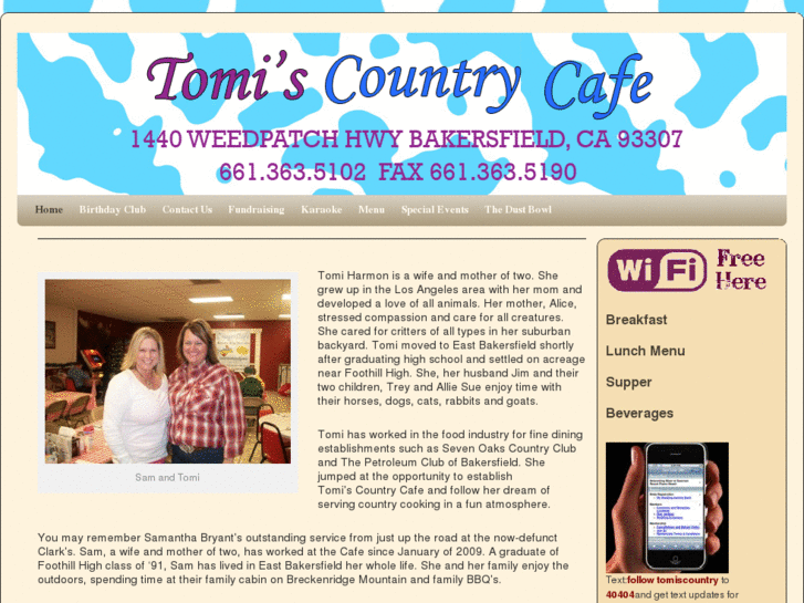 www.tomiscountrygirlcafe.com